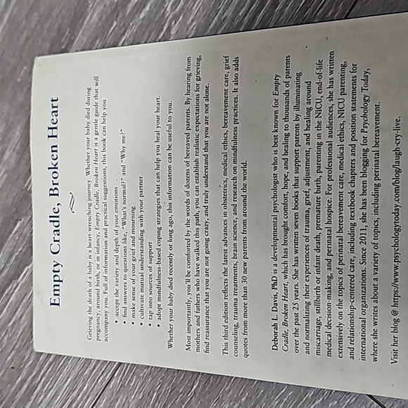 Empty Cradle, Broken Heart Surviving the Death of Your Baby book - Picture 2 of 2